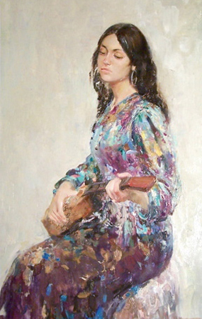 Woman with Guitar