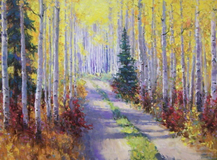 Down a Road through Aspen