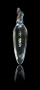 Opal and Carved Quartz Scent Bottle