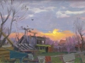 Little Yard. Evening